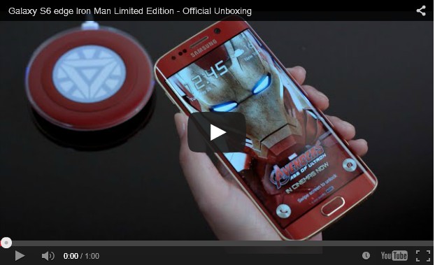 Samsung+Galaxy+S6+Edge+Iron+Man-editie+video