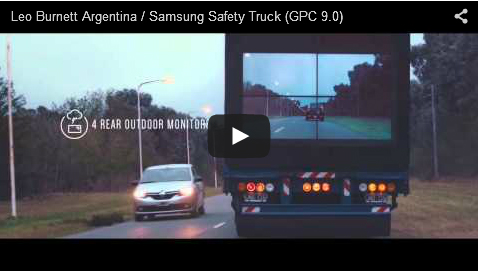Samsung Technologie toegepast op een vrachtwagen video